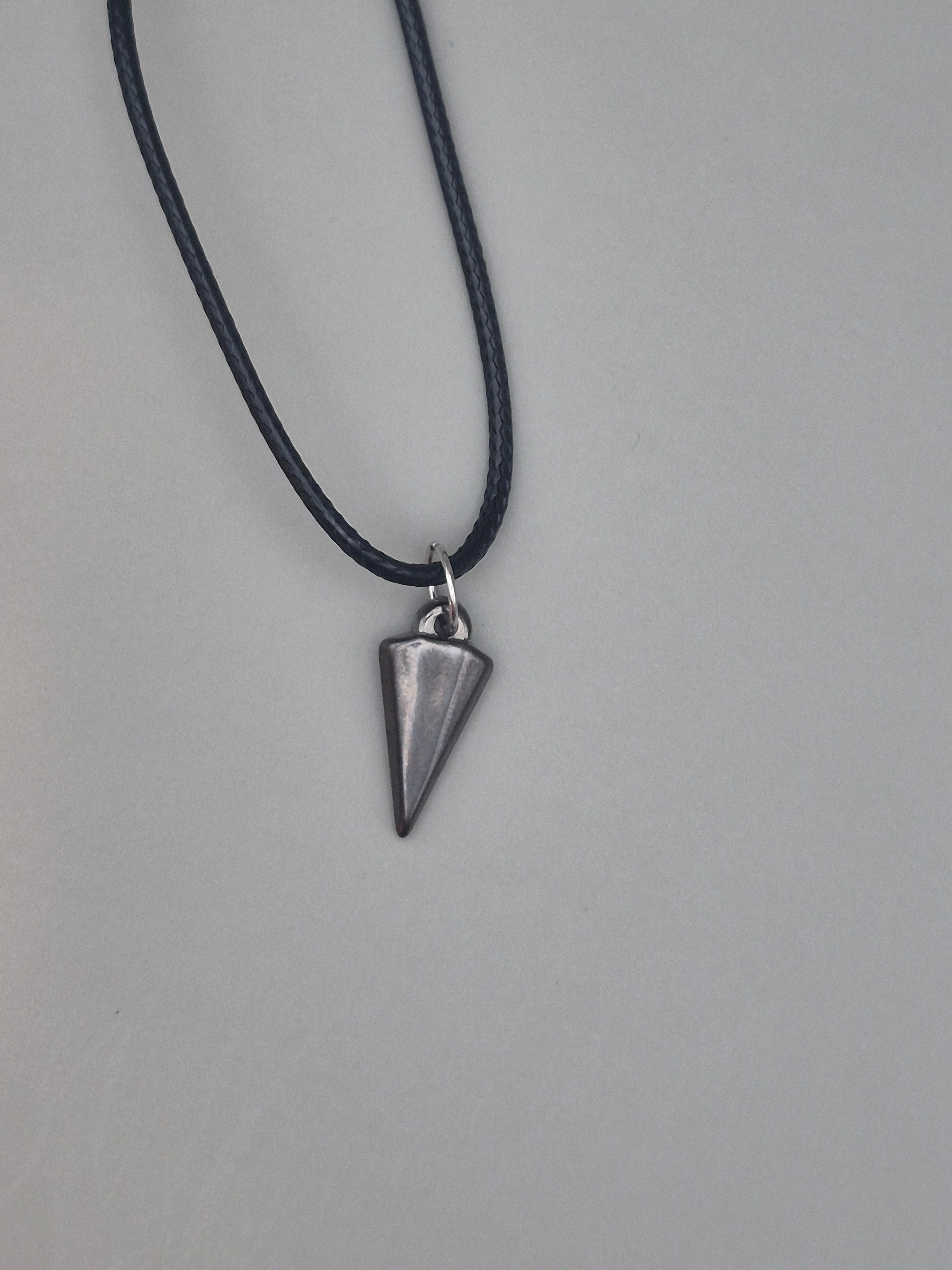 Gun Metal Arrow Head Necklace